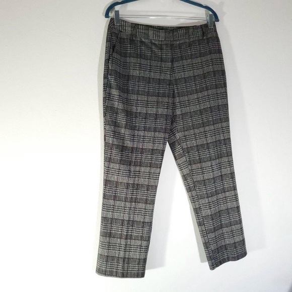 NWT Michael Stars Smart Plaid Ponte Pant S & M - Picture 4 of 8